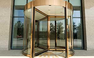 北京大兴人大活动中心旋转门案例 - 中出网-智能出入口与停车充电门户