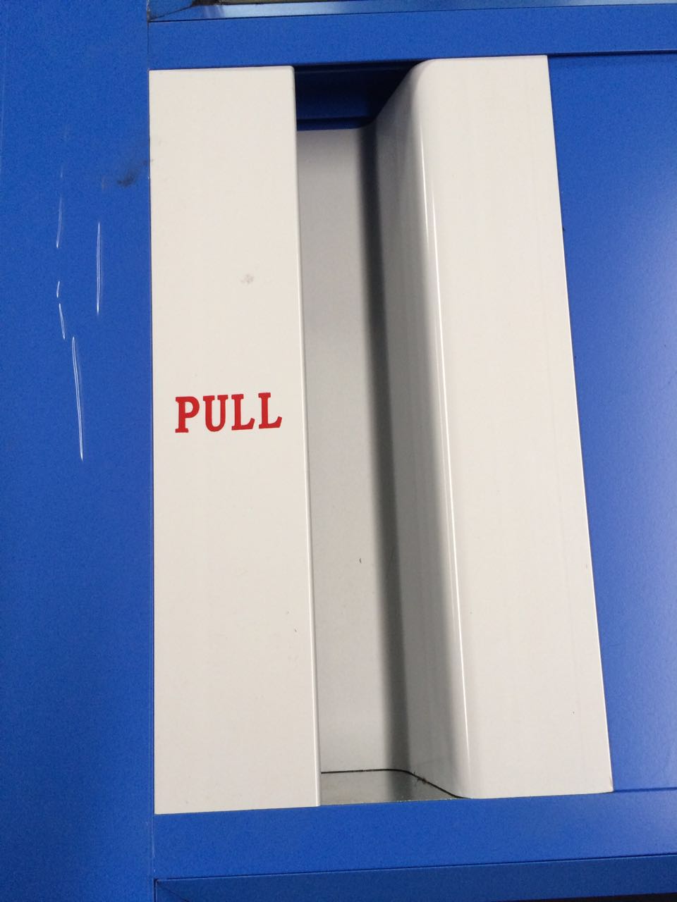 宝石蓝铝合金肯德基门