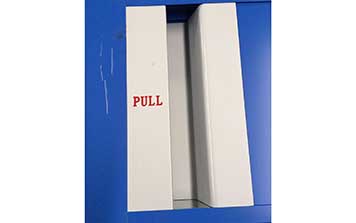 宝石蓝铝合金肯德基门