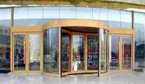 手动旋转门（氟碳喷涂）