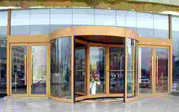 手动旋转门（氟碳喷涂）