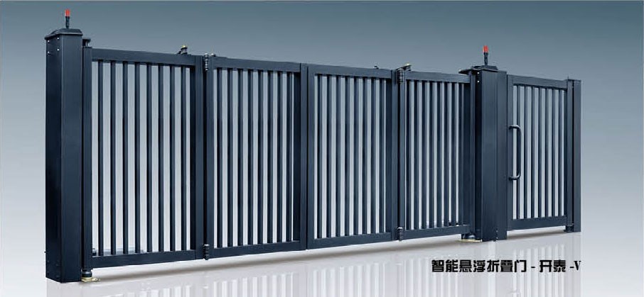 南北德信悬浮折叠门安装在深圳荔枝公园大门口风采展示