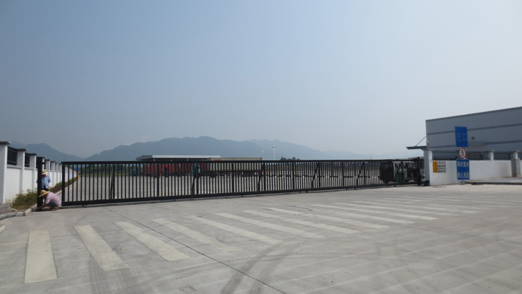 金华市海关无轨悬浮门案例 - 中出网-智能出入口与停车充电门户