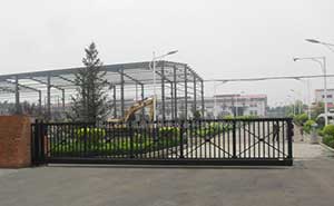 辽宁省锦矿厂智能无轨悬浮门工程案例 - 中出网-智能出入口与停车充电门户