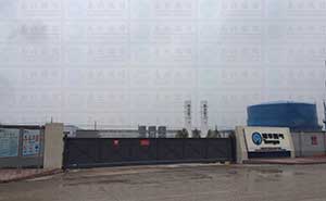 港华燃气 818-LP智能安全伸缩平移门工程案例 - 中出网-智能出入口与停车充电门户