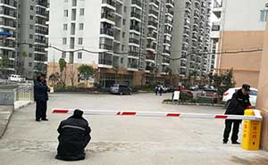 贵阳观山湖区金阳保障房电动花杆道闸案例 - 中出网-智能出入口与停车充电门户