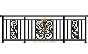 铁艺护栏 - 柔美阳台栏杆