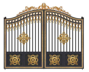 庭院门-阿吉达 对开庭院门