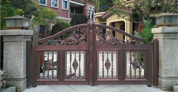 感谢佛山天晟海琴湾选用佛山出安智能别墅大门