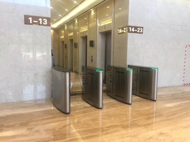 福州出安智能翼闸进驻福州市晋安区福晟大厦