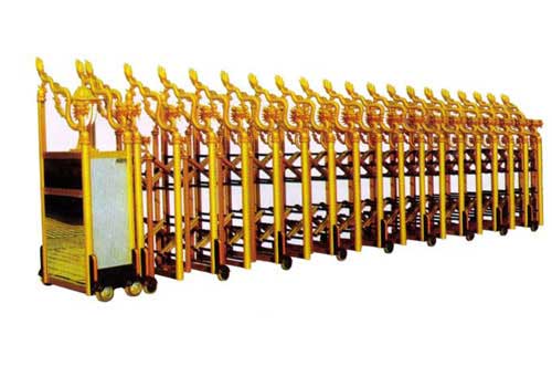 庆贺保定出安智能伸缩门与名人国际通力合作停车场安防