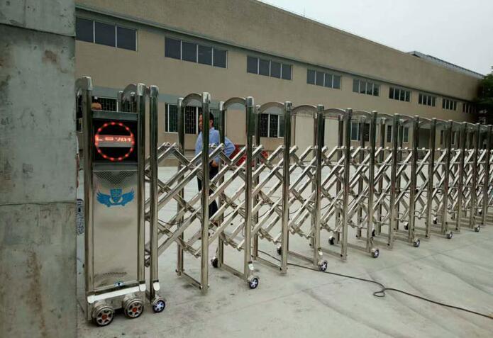 热烈祝贺扬州出安智能电动伸缩门进驻扬州奥诺环卫设备有限公司