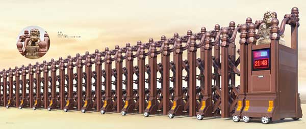 中信泰富锦园项目与扬州出安智能伸缩门鼎力合作