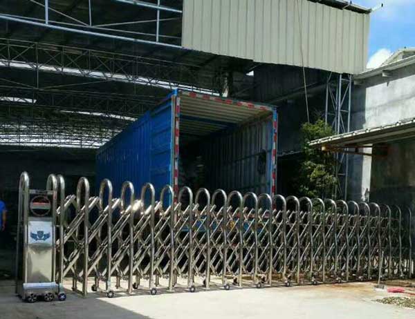 扬州鑫源陶瓷有限公司电动伸缩门案例 - 中出网-智能出入口与停车充电门户