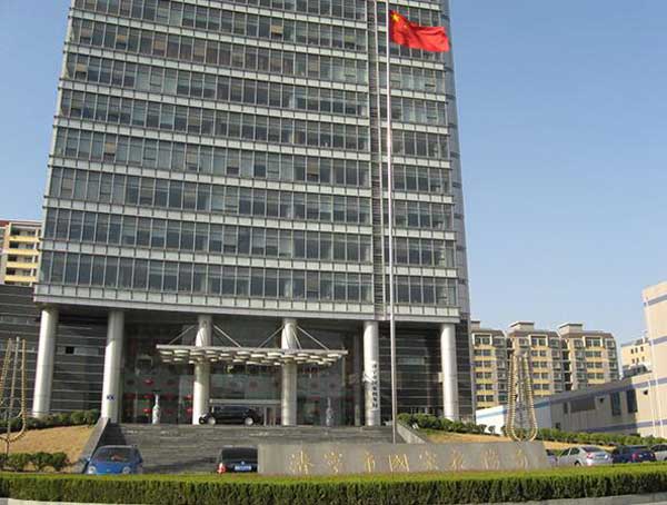 喜迎济宁出安智能电动伸缩门进驻济宁市国税局