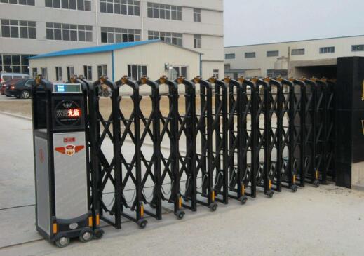 台州出安智能为浙江神能科技股份有限公司添上电动伸缩门