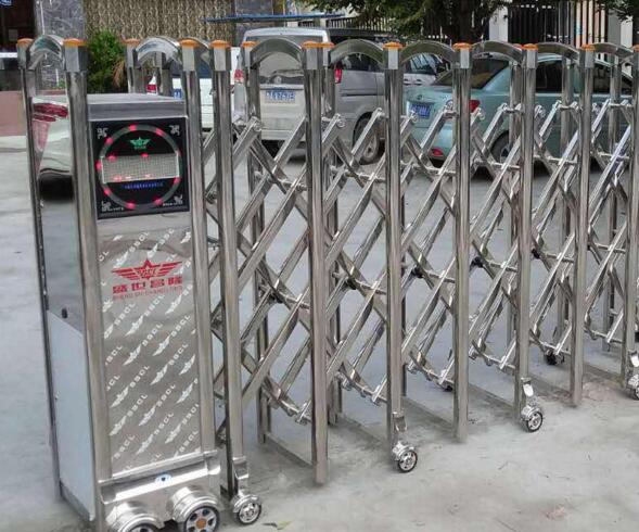 台州出安智能电动伸缩门成功牵手伟星金色学府