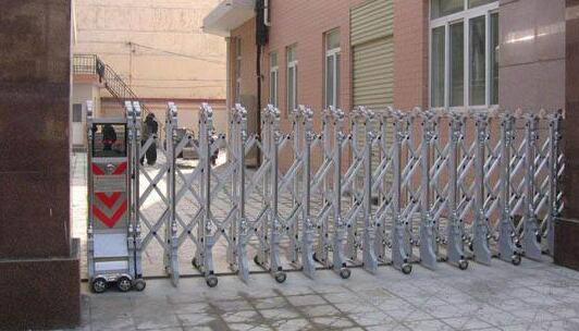 台州出安智能为台州市新光文具有限公司添上电动伸缩门