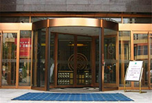 热烈祝贺东营出安智能旋转门进驻东营天籁华都