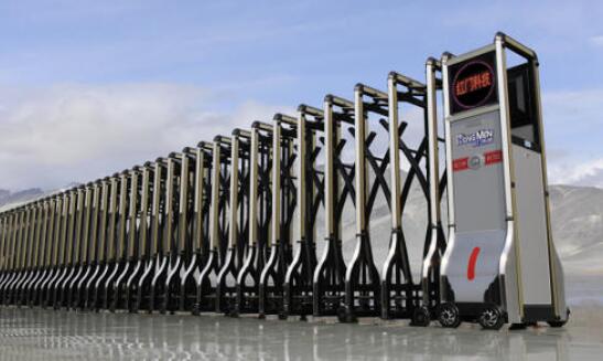 金华出安智能伸缩门进驻金华春光橡塑科技股份有限公司