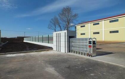 沧州出安智能伸缩门顺利入驻博缘国际