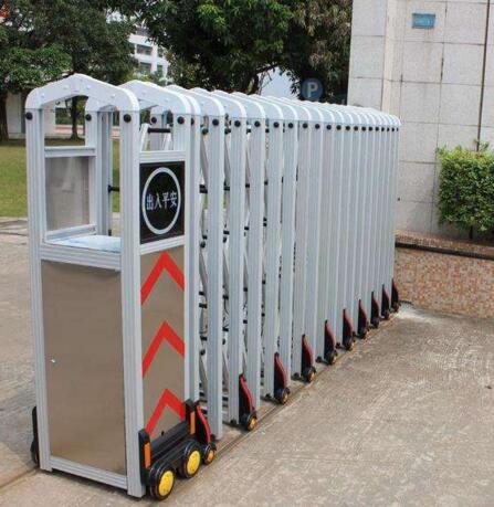 邯郸出安智能伸缩门在邯郸英华伏羲学校的高效应用