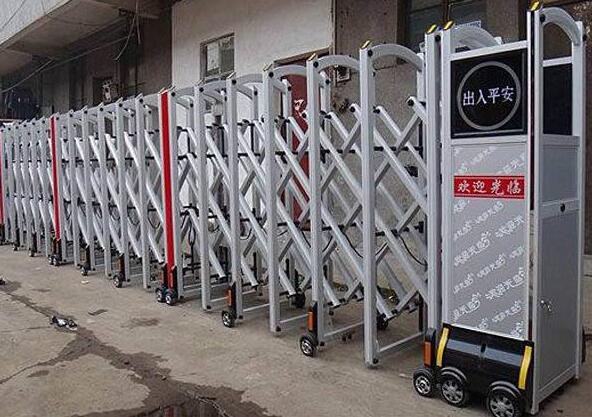 邯郸冀南新区银河中等专业学信赖邯郸出安智能伸缩门