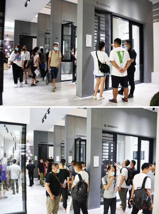 荣高高端系统门窗鉴赏馆依然火爆