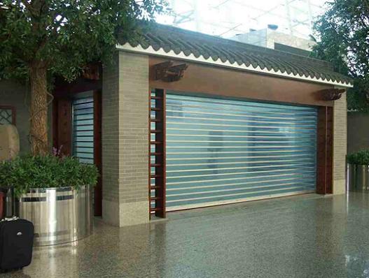 聊城出安智能为聊城畅博•东关国际项目添加卷帘门