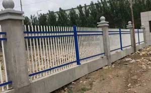 宿迁恒力工业园围墙护栏案例