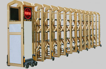 肇庆出安智能电动伸缩门彰显光大天骄御景大门口形象