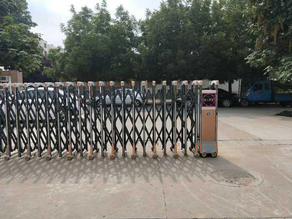 喜迎濮阳出安智能电动伸缩门进驻濮阳豫能发电公司