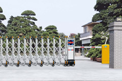 热烈祝贺滁州出安智能电动伸缩门进驻长青商业街