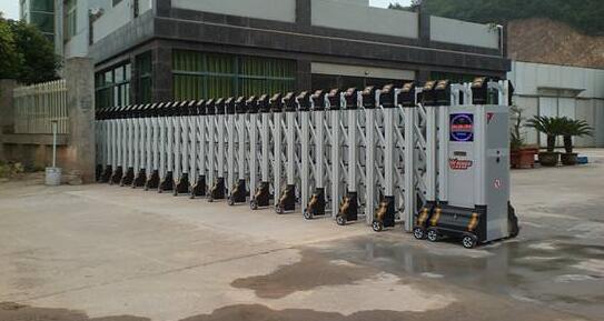 衢州出安智能伸缩门成功落地衢州市建设职业学校