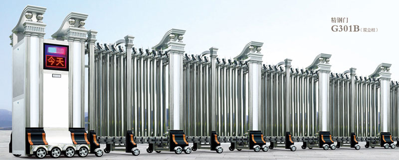 晋城出安智能伸缩门成功牵手鼎秀华城