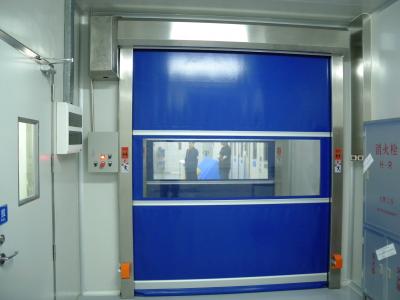 安康出安智能卷帘门为东盛澜悦湾大门口添上色彩