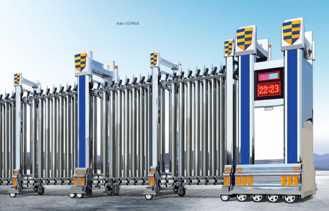 忻州出安智能伸缩门成功牵手日月宏佳苑