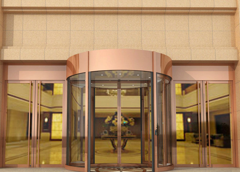 喜迎安顺出安智能旋转门进驻贵安鸿通城