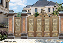 热烈祝贺双鸭山出安智能铝艺大门进驻双鸭山香溪悦府