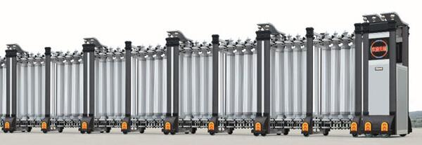 拉萨出安智能电动伸缩门成功牵手智慧城