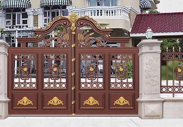 喜迎丽江出安智能铝艺大门进驻天雨一号