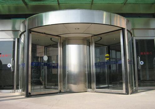 环柱自动旋转门