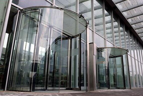 两翼水晶自动旋转门