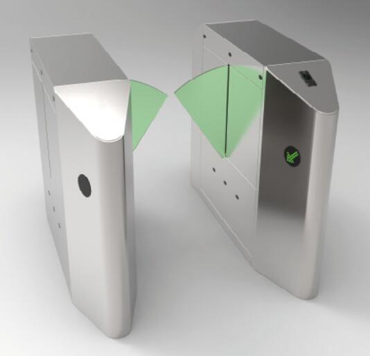 智能能尖角翼闸指纹版