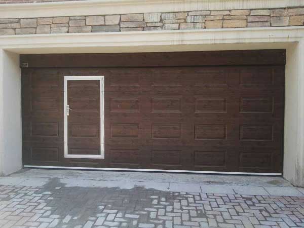 木质车库门子母门