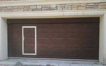 木质车库门子母门