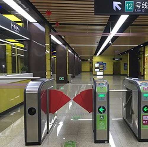 上海地铁通道闸案例 - 中出网-智能出入口门户