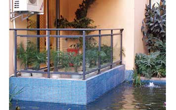 护栏 - 阳台栏杆系列-玻璃型阳台栏杆