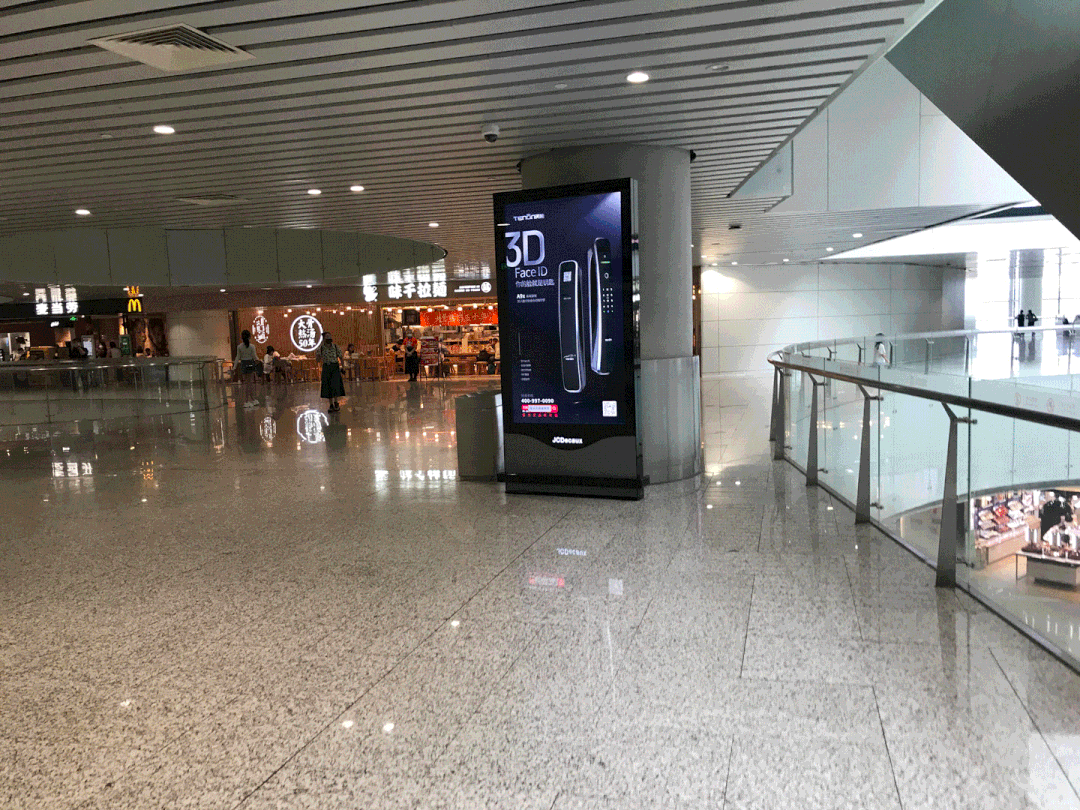 天能广告投放·广州白云机场T2航站楼分布