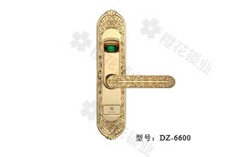 室内门指纹锁-6600-亮金